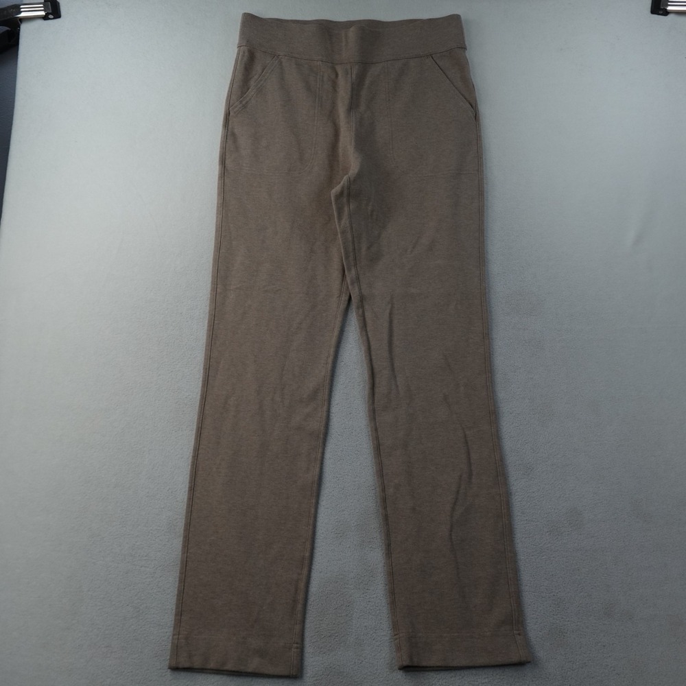 Duluth Trading NoGA Naturale Pants Womens M 31 Brown Cotton Stretch Slim 20936